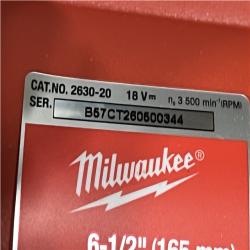 AS-IS Milwaukee 18V Lithium-Ion Cordless 6-1/2 in. Circular Saw (Tool-Only)