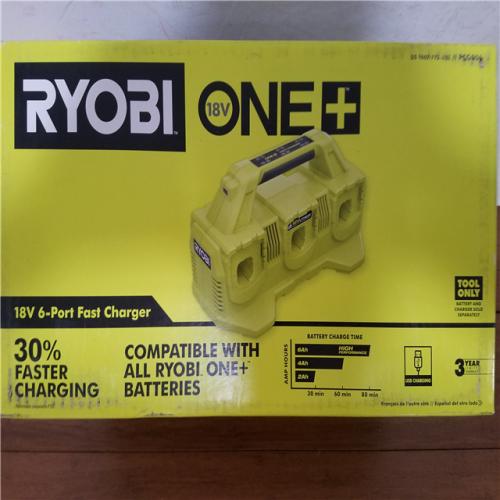 California NEW Ryobi One+ 18V 6-Port Fast Charger (Tool Only)