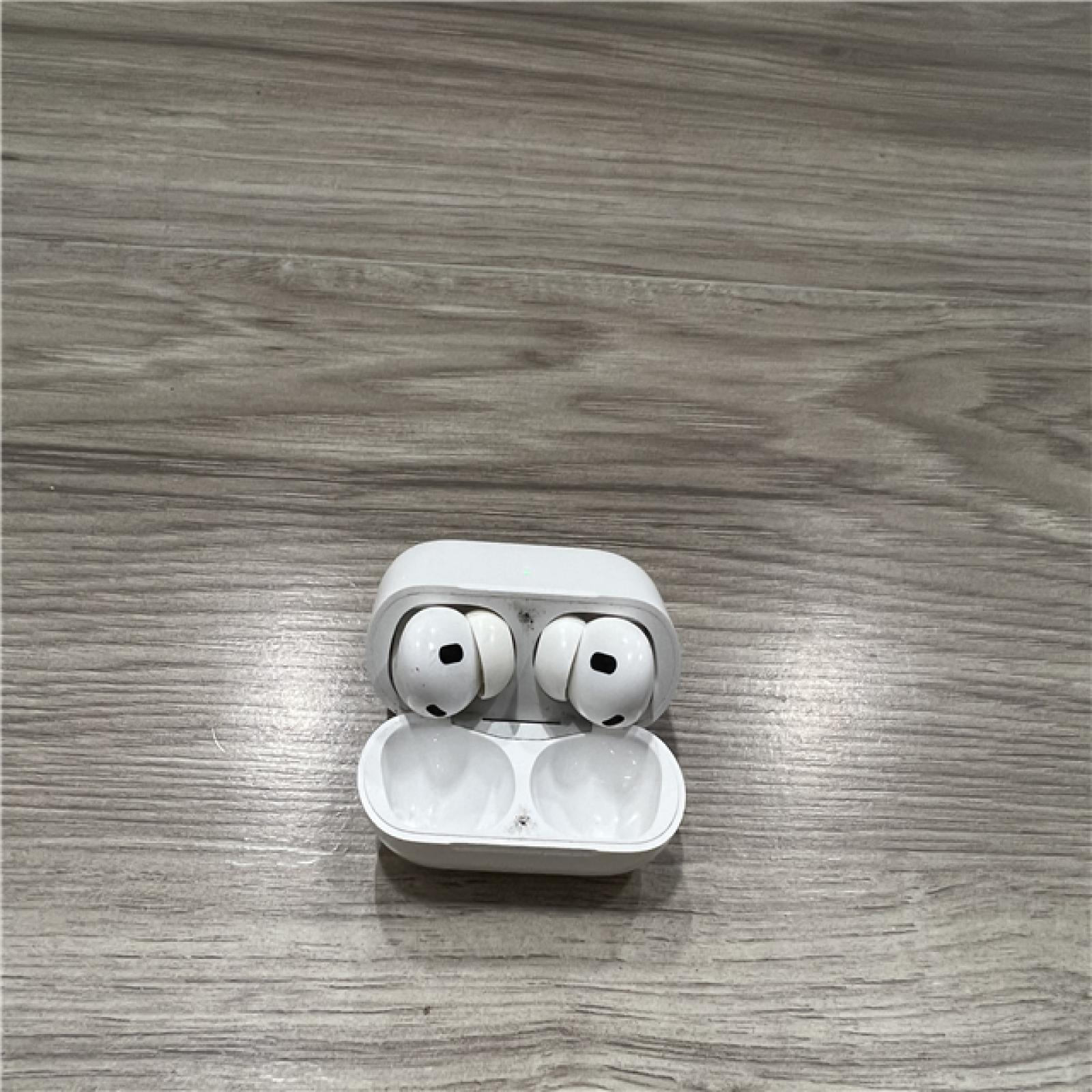 AS-IS Apple AirPods Pro (2nd Generation) with the USB-C MagSafe Charging Case