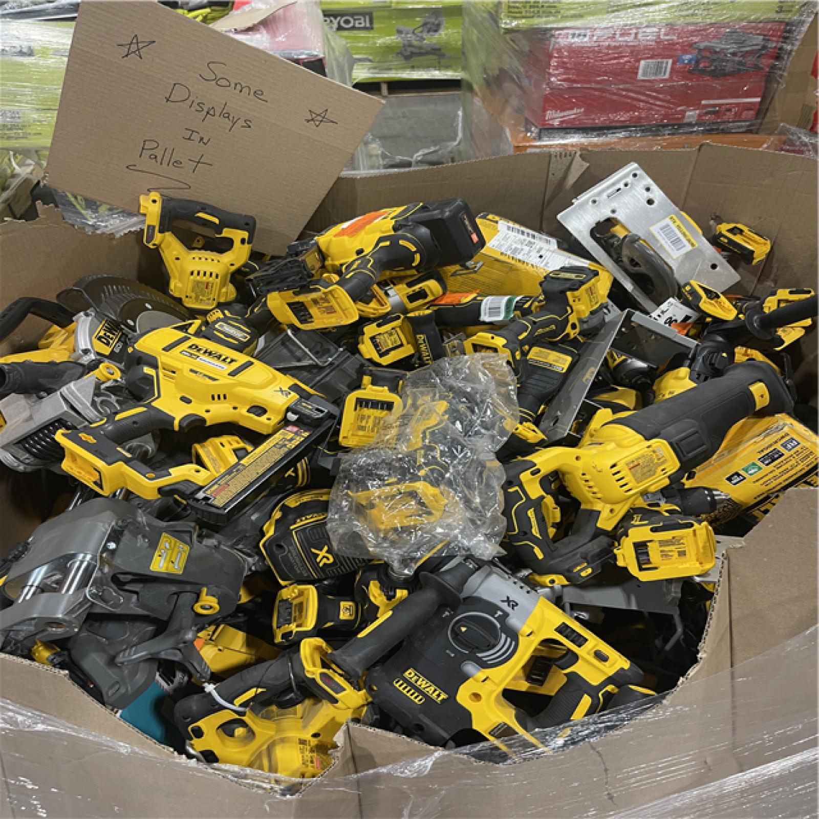 Pittston Location As-Is Power Tools Partial Truckload (12 pallets) 3640-A