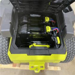 Houston Location - AS-IS Tool Pallet RYOBI ZR3 80V HP SIT DOWN MOWER
