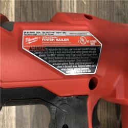 AS-IS Milwaukee FUEL 18-Volt Lithium-Ion Brushless Cordless Gen ll 16-Gauge Straight Finish Nailer (Tool Only)