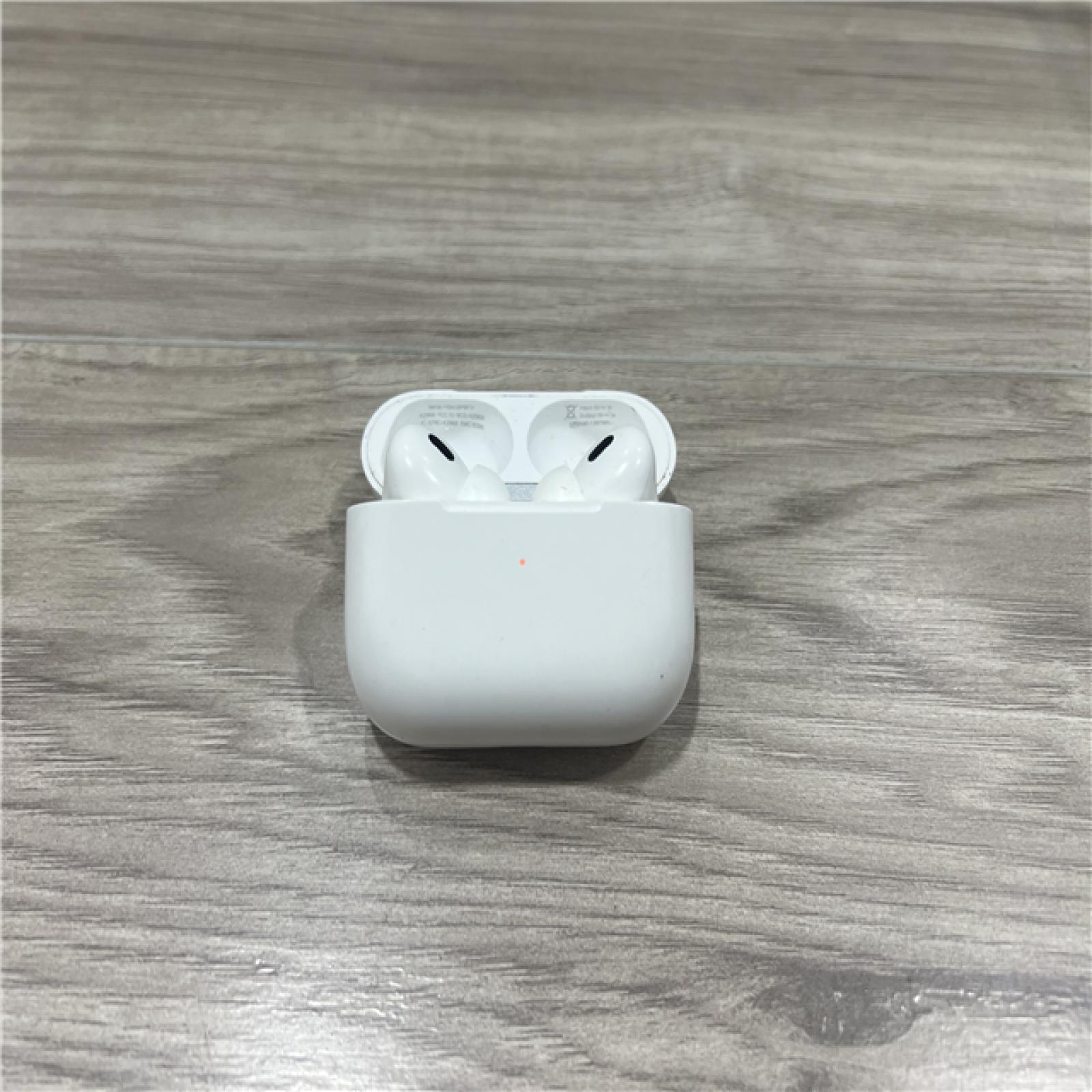 AS-IS Apple AirPods Pro (2nd Generation) with the USB-C MagSafe Charging Case