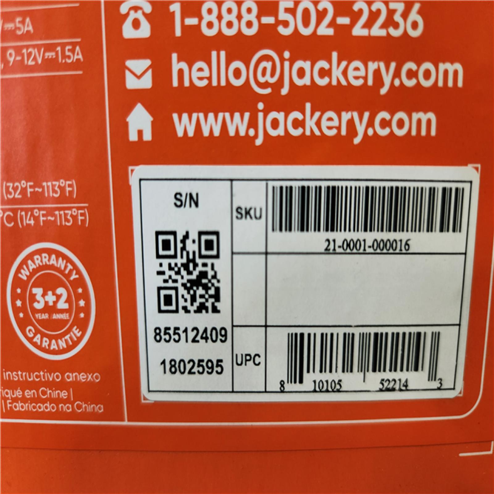 Phoenix Location LIKE NEW Jackery Solar Generator Explorer 2000 Plus 2042.8Wh/ 3000W Model No. Je-2000C