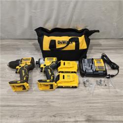 AS-IS Dewalt DCK225D2 20V MAX ATOMIC Compact Cordless Drill Driver and Impact Driver Combo Kit