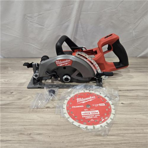AS-IS MILWAUKEE 7-1/4 REAR HANDLE CIRCULAR SAW (TOOL ONLY)