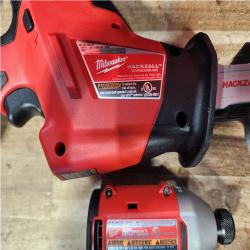 Houston Location AS-IS  Milwaukee 18V Lithium-Ion Cordless (8-Tool) Combo Kit