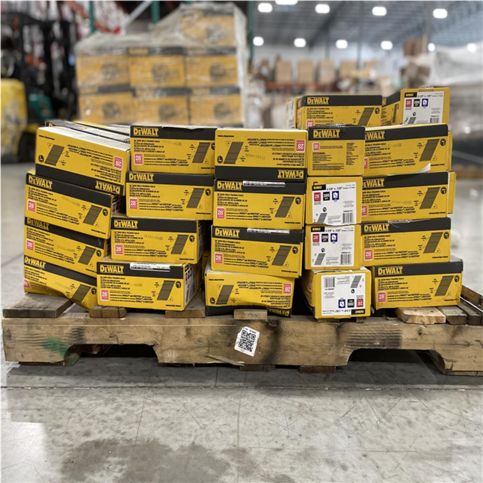 DALLAS LOCATION- AS-IS DEWALT 2-1/2 in. x 0.120-Gauge Bright Finish Framing Nails (2 000 per Box) (120 BOXES)