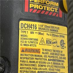 AS-IS DEWALT FLEXVOLT 60V MAX Cordless 1-1/4 in. SDS Plus Rotary Hammer (Tool Only)