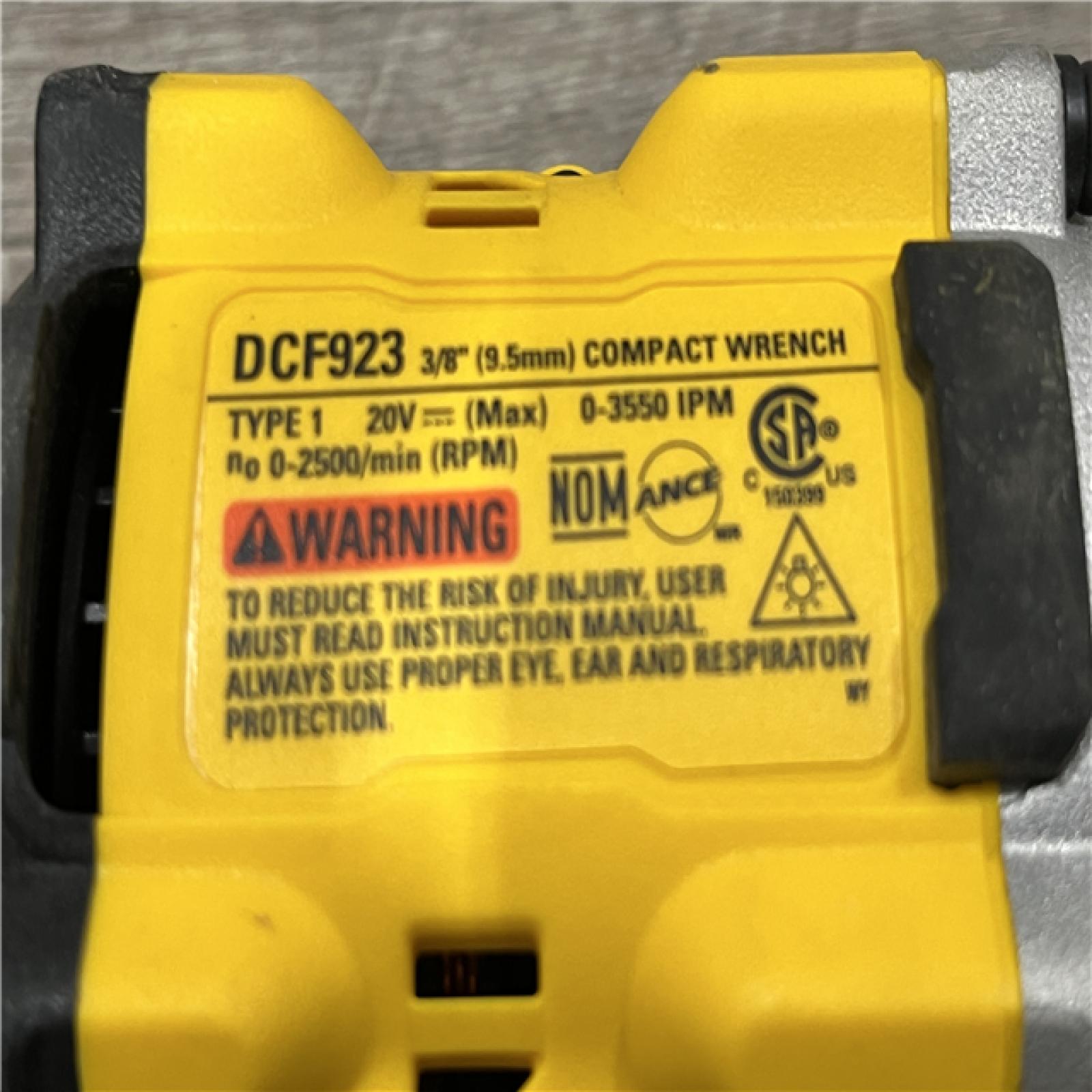 AS-IS DEWALT ATOMIC 20V MAX Cordless Brushless 3/8 in.Variable Speed Impact Wrench (Tool Only)