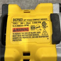 AS-IS DEWALT ATOMIC 20V MAX Cordless Brushless 3/8 in.Variable Speed Impact Wrench (Tool Only)