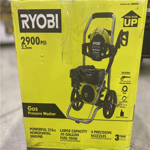 AS-IS - RYOBI 2900 PSI 2.5 GPM Cold Water Gas Pressure Washer with 212cc Engine