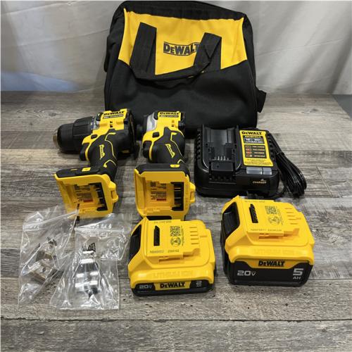 AS-IS DEWALT ATOMIC 20V MAX Lithium-Ion Cordless 2-Tool Combo Kit