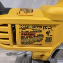AS-IS DEWALT 20V MAX Cordless Jig Saw (Tool Only)