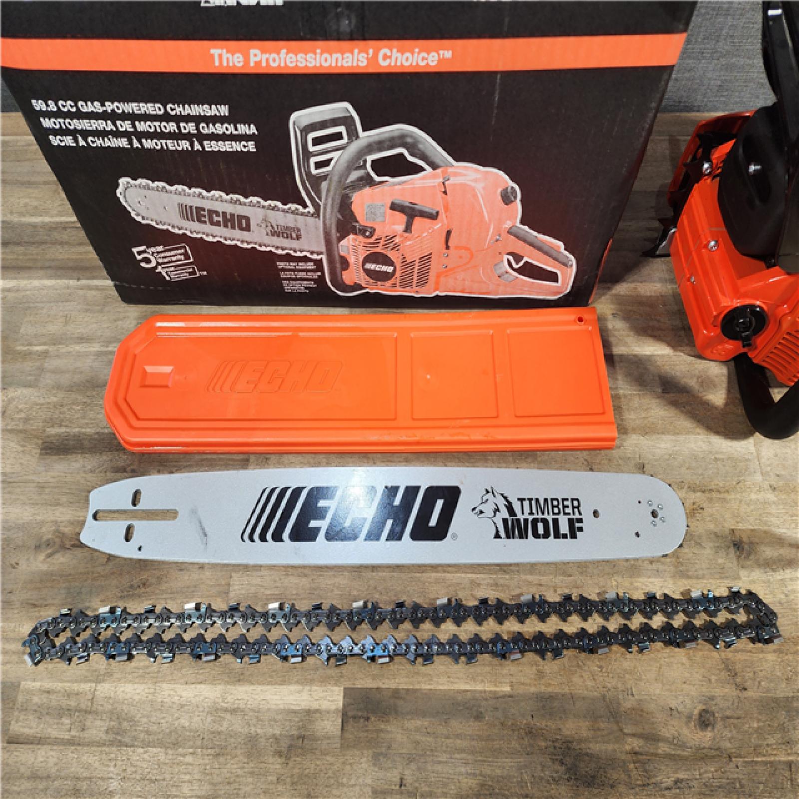 HOUSTON LOCATION - AS-IS ECHO 20 in. 59.8 cc Gas 2-Stroke Cycle Chainsaw