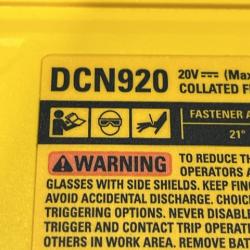 AS-IS DEWALT 20-Volt 21° Cordless Framing Nailer (Tool-Only)
