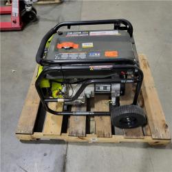 Dallas Location - As-Is RYOBI 6500-Watt Gasoline Powered Portable Generator