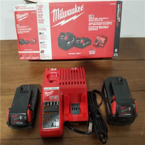 California NEW Milwaukee Red Lithium Starter Kit, includes (2) Batteries & Charger