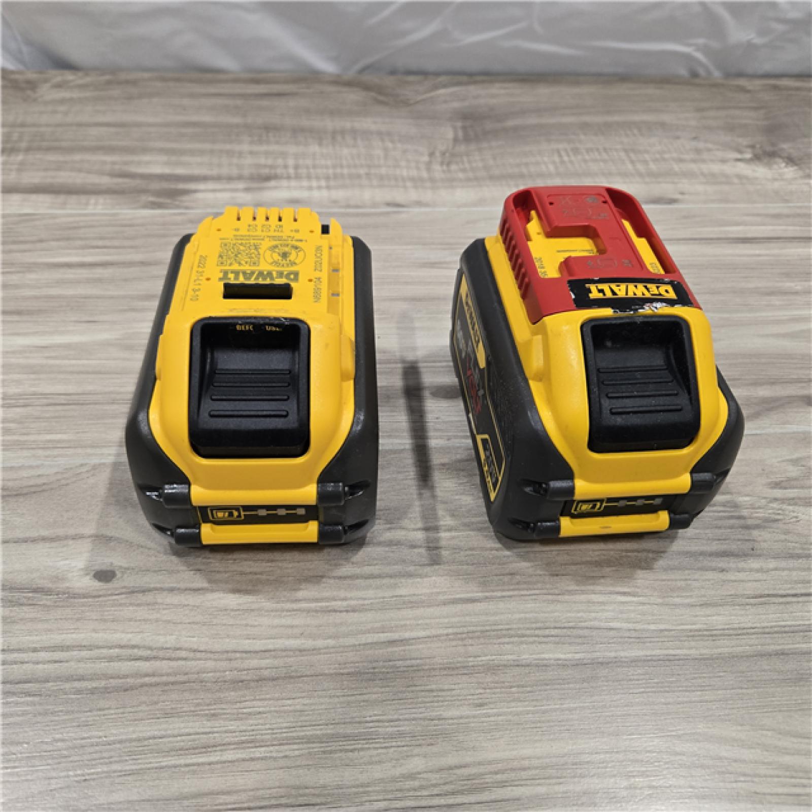 AS-IS DEWALT FLEXVOLT 20-Volt /60-Volt MAX Lithium-Ion 9.0Ah Battery (2-Pack)
