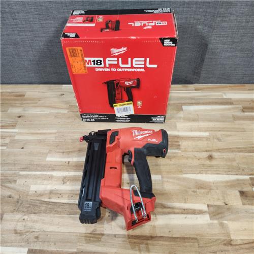 HOUSTON LOCATION - AS-IS Milwaukee  FUEL 18-Volt Lithium-Ion Brushless Cordless Gen II 18-Gauge Brad Nailer (Tool-Only)
