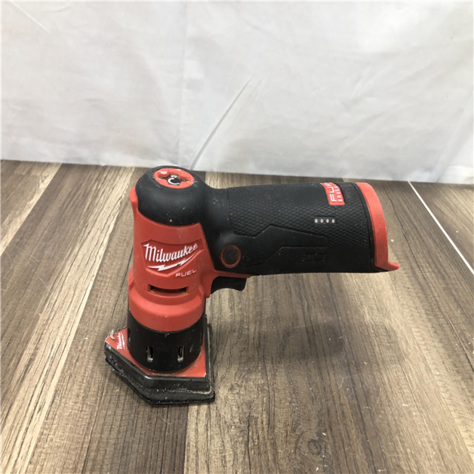 AS-IS Milwaukee FUEL 12-Volt Lithium-Ion Brushless Cordless Orbital Detail Sander (Tool-Only)