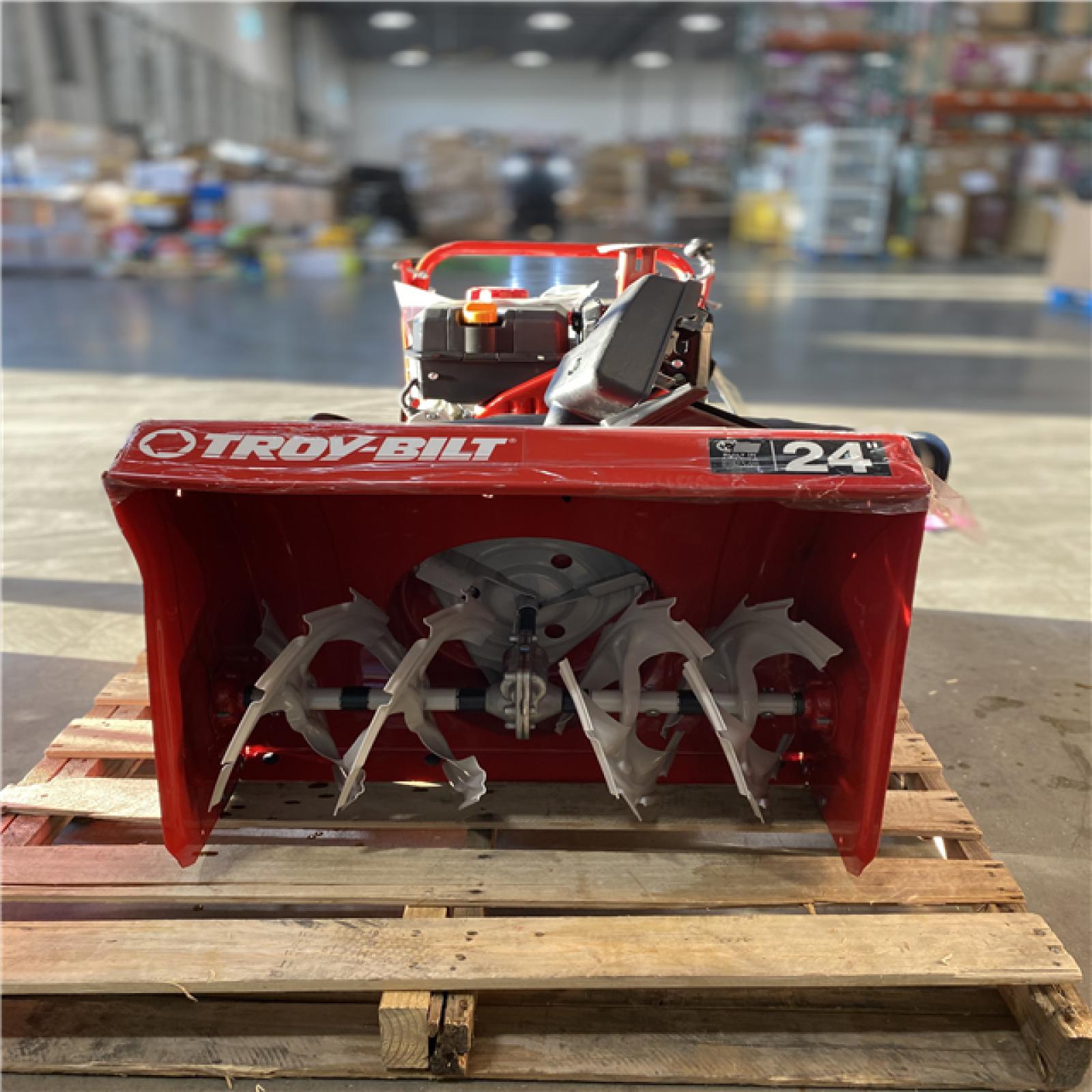 Dallas Location -NEW- Troy-Bilt Storm 24 in. 208 cc Two- Stage Gas Snow Blower with Electric Start Self Propelled