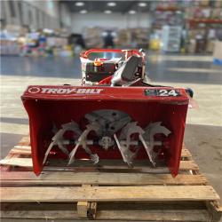 Dallas Location -NEW- Troy-Bilt Storm 24 in. 208 cc Two- Stage Gas Snow Blower with Electric Start Self Propelled