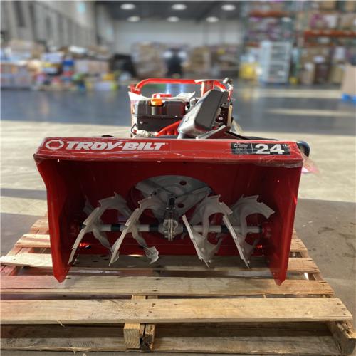 Dallas Location -NEW- Troy-Bilt Storm 24 in. 208 cc Two- Stage Gas Snow Blower with Electric Start Self Propelled