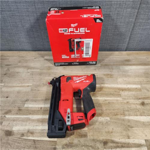 HOUSTON LOCATION - AS-IS M12 FUEL 12-Volt Lithium-Ion Brushless Cordless 18-Guage Compact Brad Nailer (Tool Only)