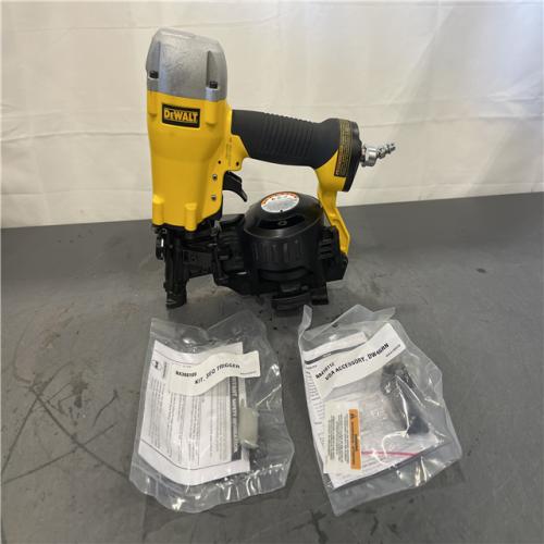 AS-IS - DeWalt 1-3/4 in. 15 Degree Pneumatic Coil Roofing Nailer