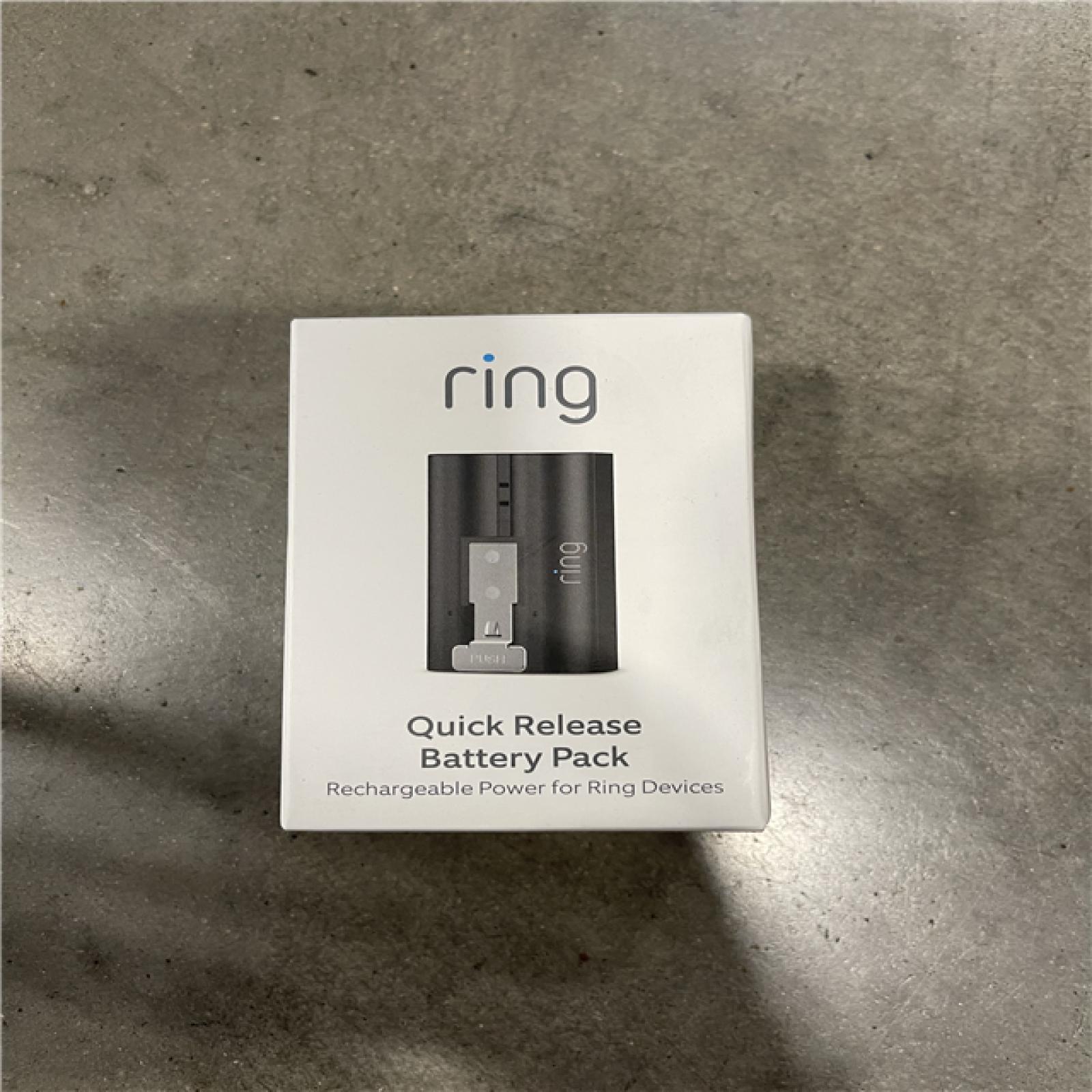 NEW! - Ring Quick-Release Battery Pack For Video Doorbells And Security Cams - (4 UNITS)