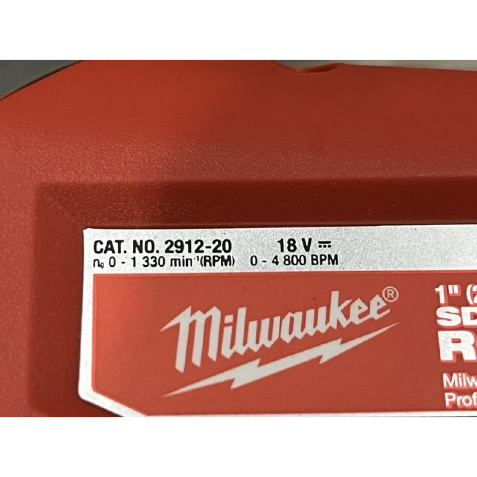 AS-IS Milwaukee  FUEL 18V Lithium-Ion Brushless Cordless 1 in. SDS-Plus Rotary Hammer (Tool-Only)
