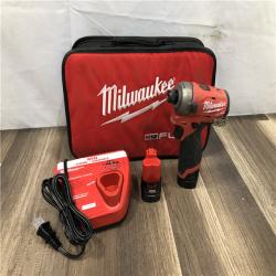 AS-IS Milwaukee FUEL SURGE 12V Lithium-Ion Brushless Cordless 1/4 in. Hex Impact Driver Compact Kit
