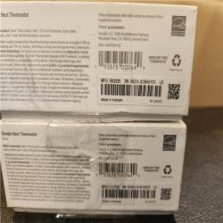 Phoenix AS-IS Google Nest Thermostat - Smart Programmable Wi-Fi Thermostat - (2-Pack)