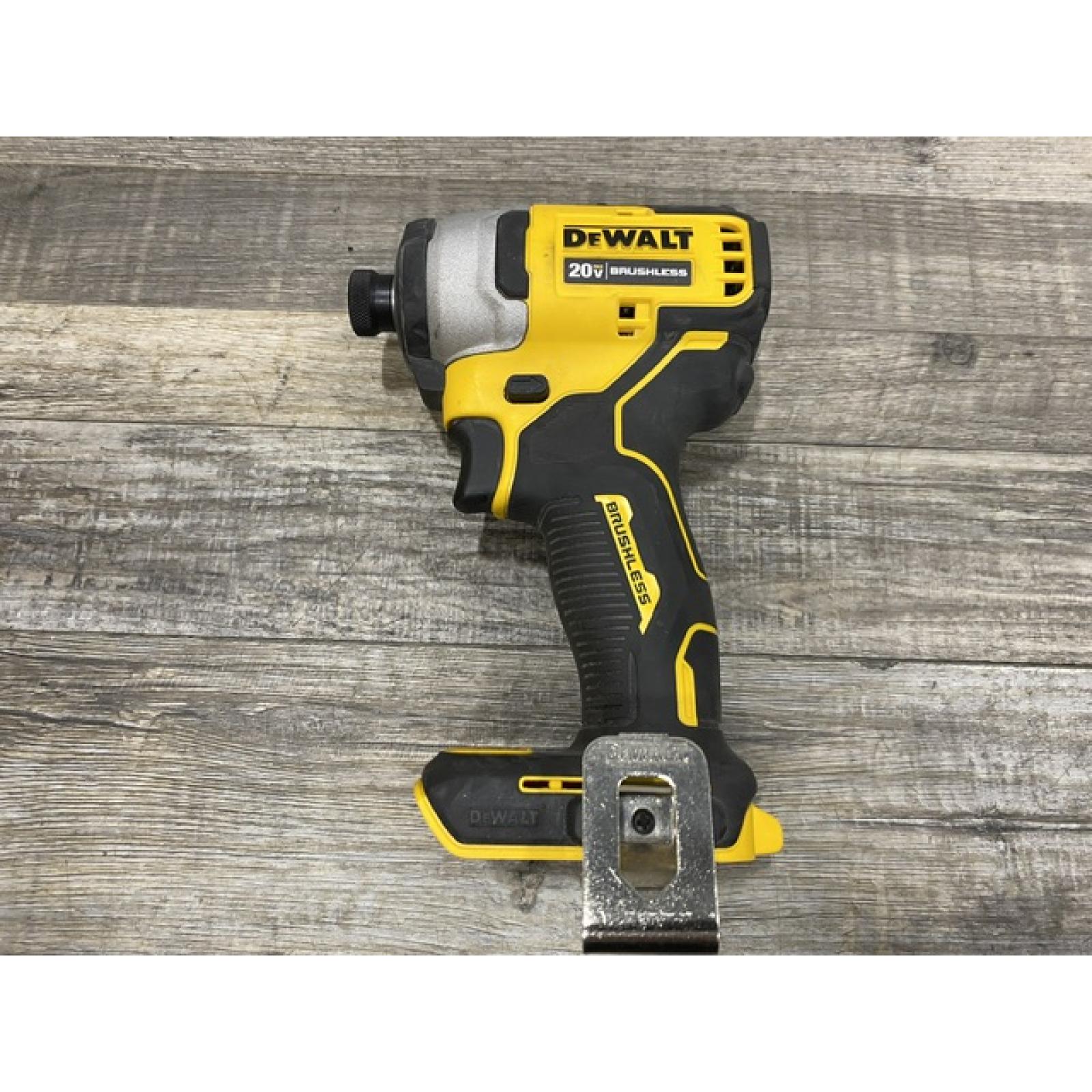 AS-IS DEWALT Atomic 20V Max Lithium-Ion Brushless Cordless Compact 1/4 in. Impact Driver Kit