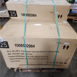 Phoenix NEW Husky Heavy-Duty 52 in. W 15-Drawer Matte Gray Steel Rolling Tool Chest Combo SEALED