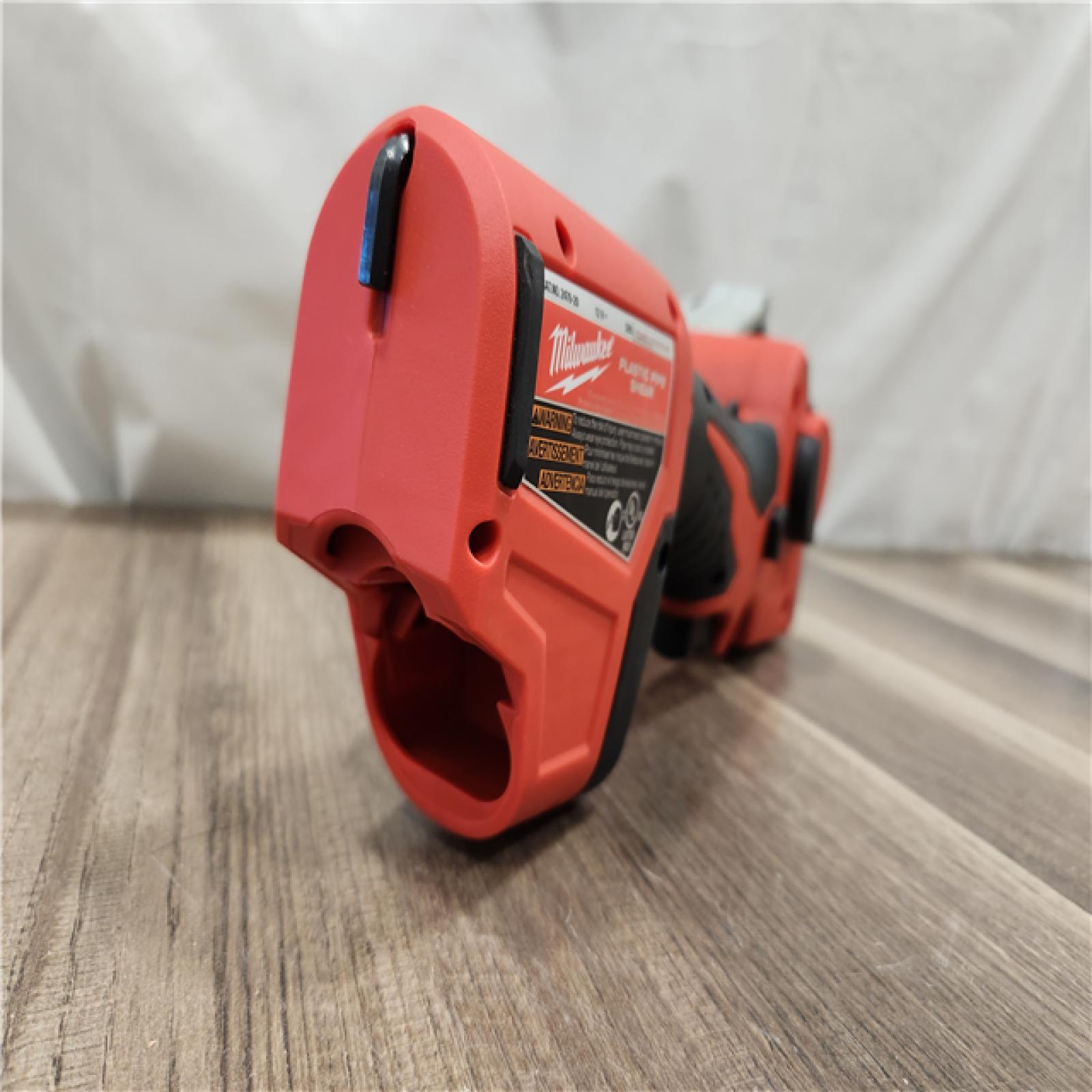 AS-IS- Milwaukee 12-Volt Lithium-Ion Cordless PVC Pipe Shear (Tool-Only)