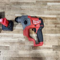 HOUSTON LOCATION - AS - IS Milwaukee M12 FUEL 12-Volt Lithium-Ion 5/8 in. Brushless Cordless SDS-Plus Rotary Hammer COMBO KIT
