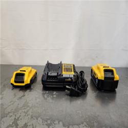 AS-IS- DEWALT 20V MAX Lithium-Ion Battery Kit with 5.0Ah and 2.0Ah Battery and Charger