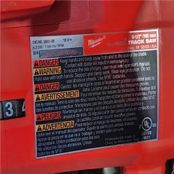 HOUSTON LOCATION - AS-IS Milwaukee M18 FUEL 18V Lithium-Ion Cordless Brushless 6-1/2 in. Plunge Cut Track Saw (Tool-Only)