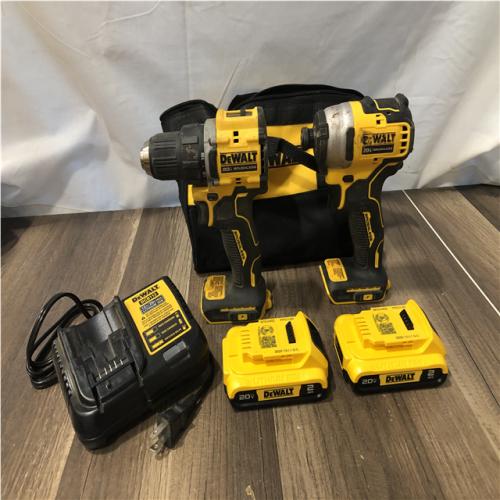 AS-IS DEWALT ATOMIC 20-Volt MAX Lithium-Ion Cordless Combo Kit