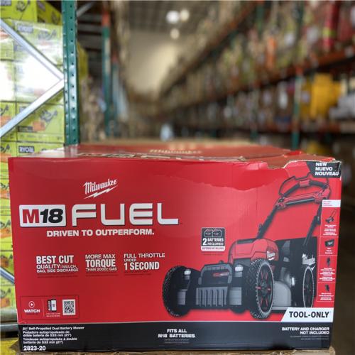 NEW! - Milwaukee M18 FUEL Brushless Cordless 21 in. Walk Behind Dual Battery Self-Propelled Mower (Tool-Only)
