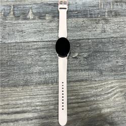 AS-IS Samsung Galaxy Watch4 40mm Smartwatch-Pink Gold-GPS-LTE