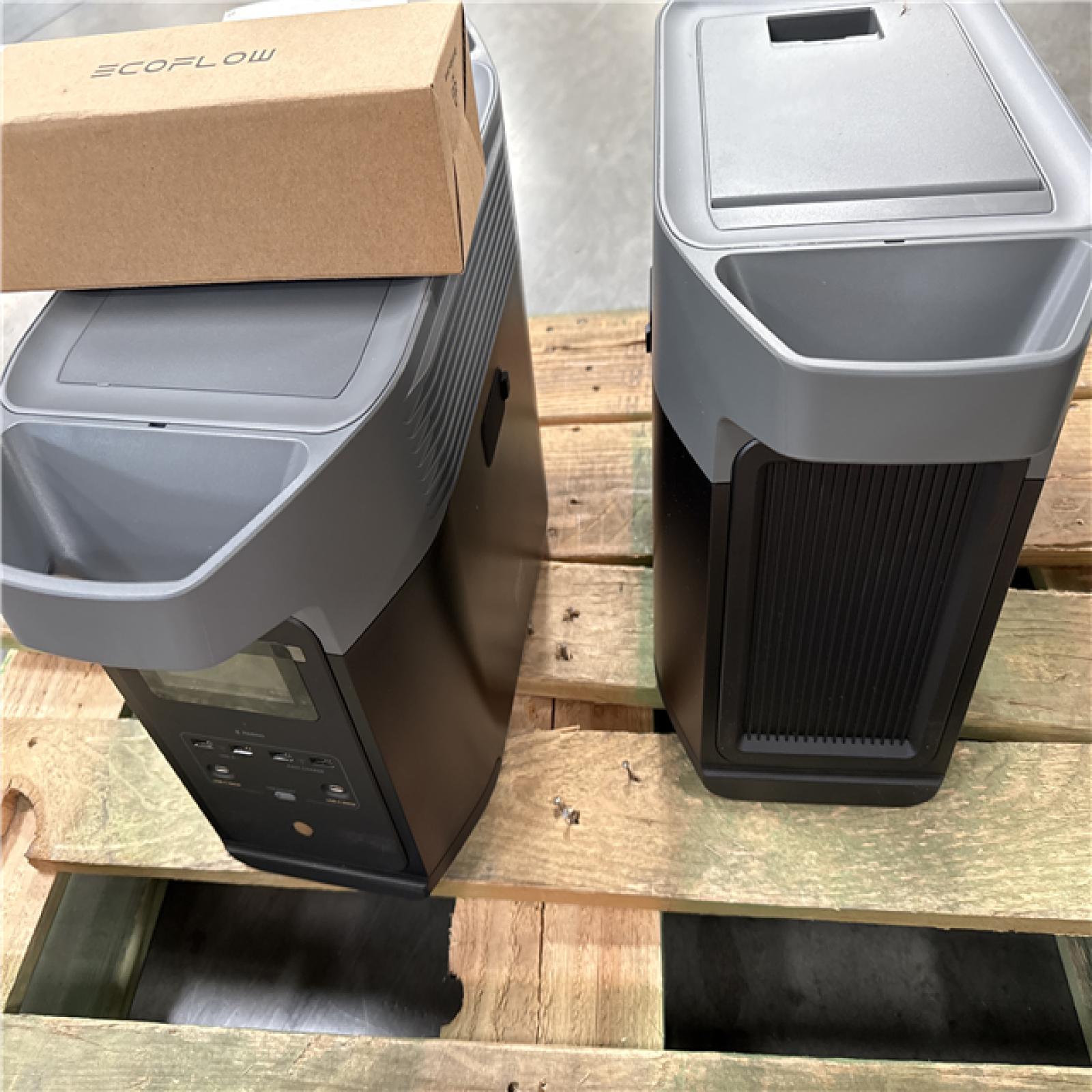 Californa AS-IS Ecoflow Delta 2, Spare Smart battery & Portable Solar Panel