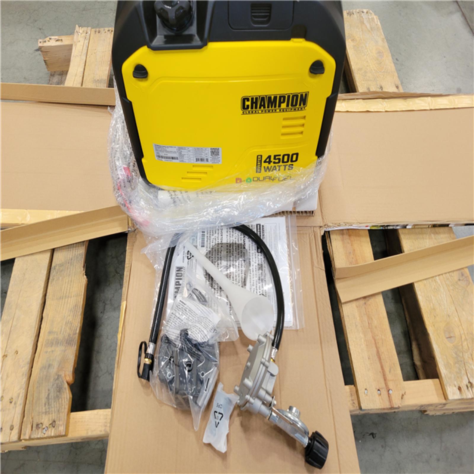 CALIFORNIA AS-IS CHAMPION PORTABLE GENERATOR 4500