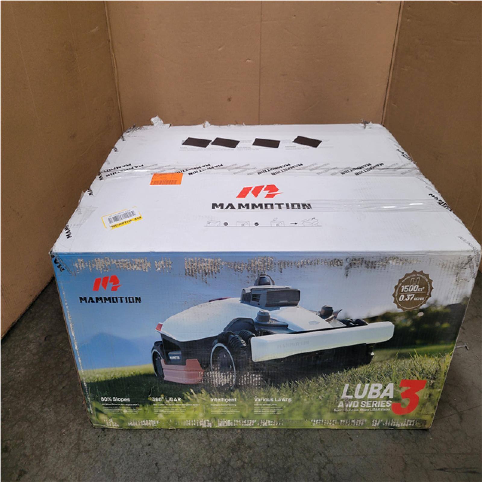 CALIFORNIA NEW MAMMOTION LUBA 3 AWD SERIES ROBOT LAWN MOWER