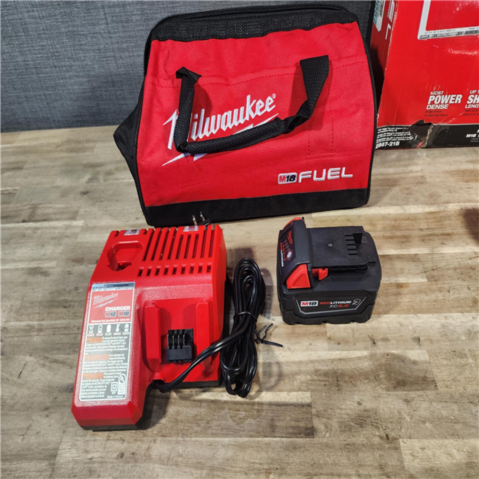 HOUSTON LOCATION - AS-IS Milwaukee M18 1/2 in. Cordless Brushless High Torque Impact Wrench Kit (Battery & Charger)