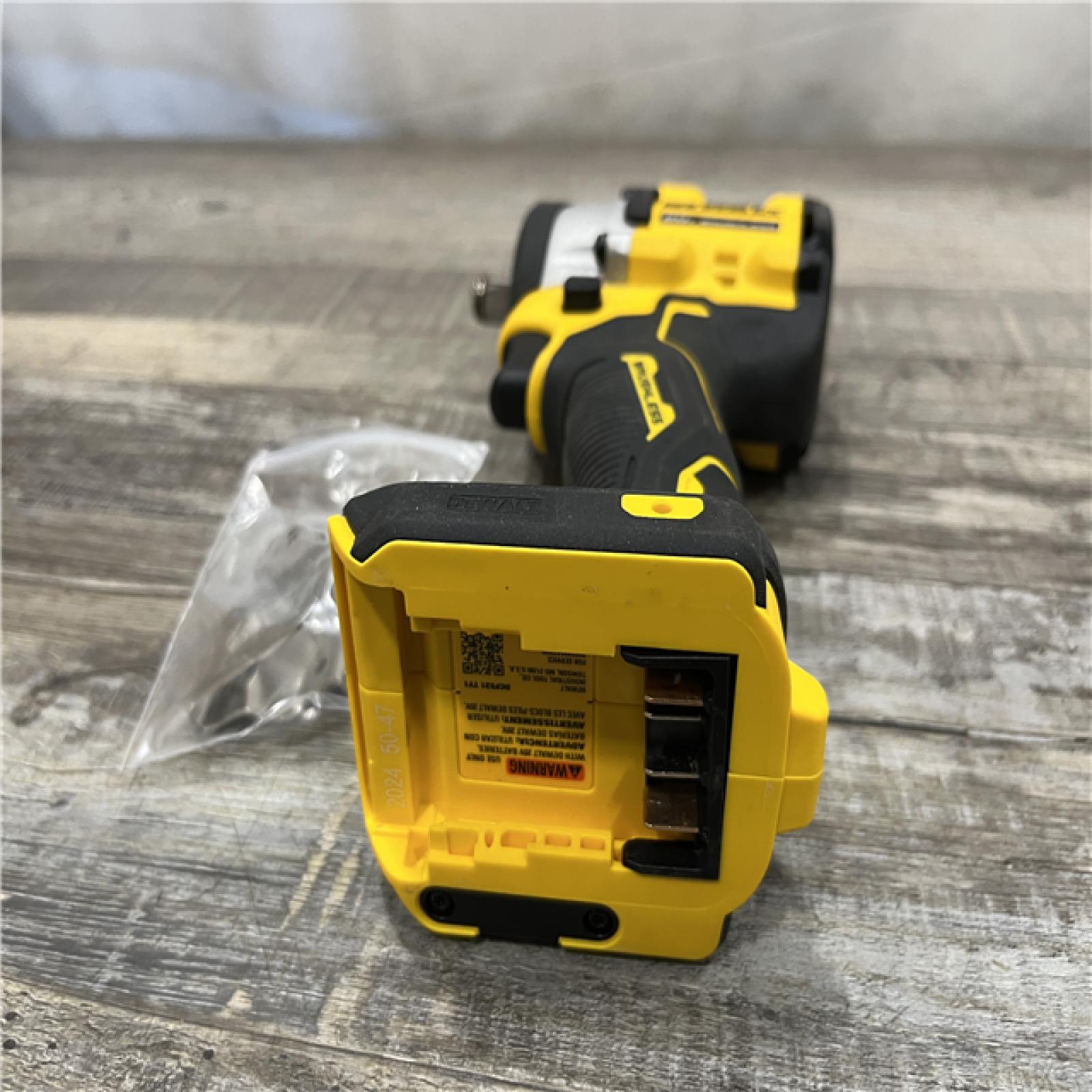 AS-IS DEWALT ATOMIC 20V MAX Cordless Brushless 1/2 in. Variable Speed Impact Wrench (Tool Only)