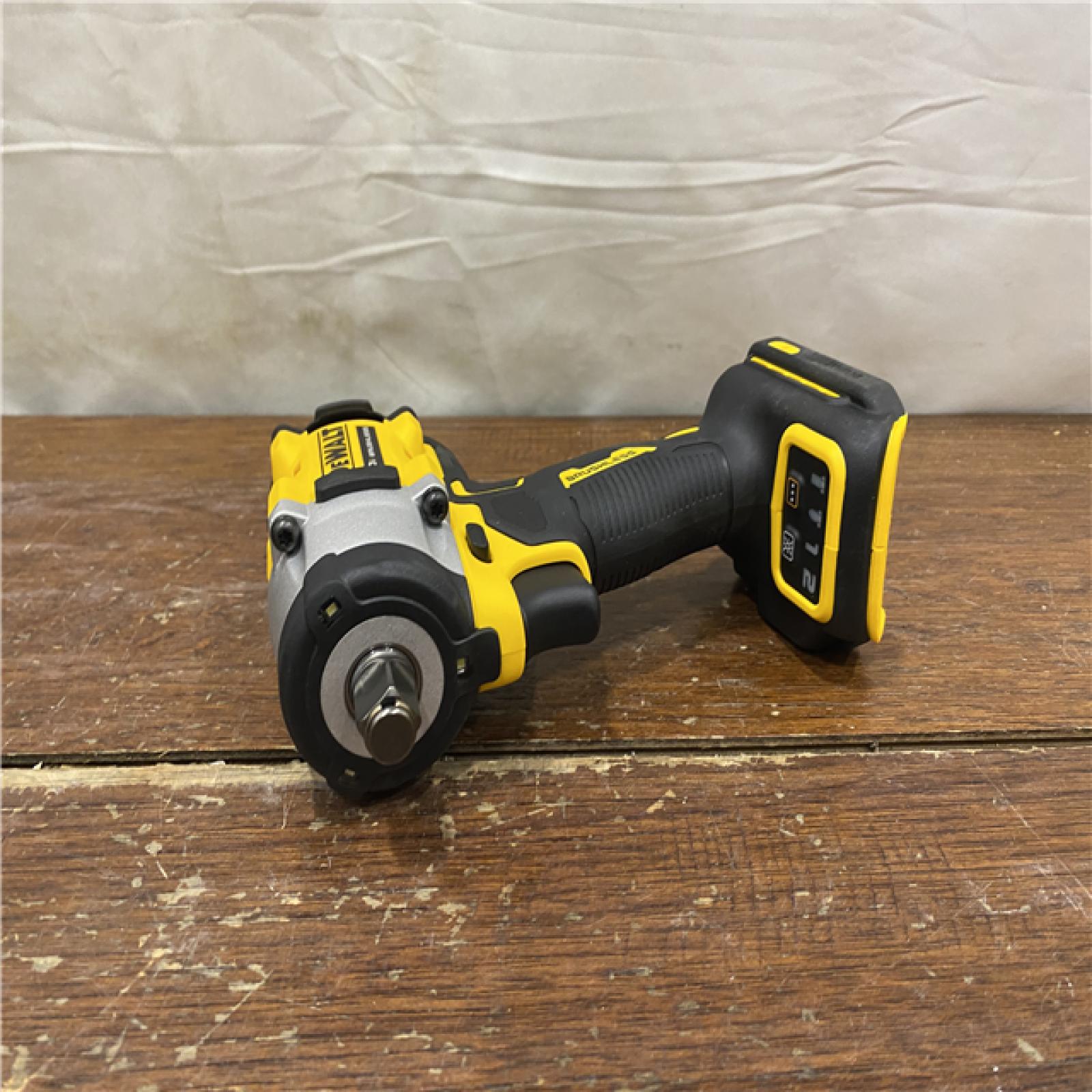 AS-IS ATOMIC 20V MAX Lithium-Ion Brushless Cordless 1/2 in. Variable Speed Impact Wrench Kit with 5 Ah Battery and Charger