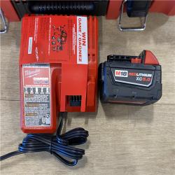 AS-IS MILWAUKEE M18 FUEL18V Lithium-Ion Brushless Cordless SAWZALL Reciprocating Saw with PACKOUT Tool-Box  (1) 5.0 Battery  and Charger